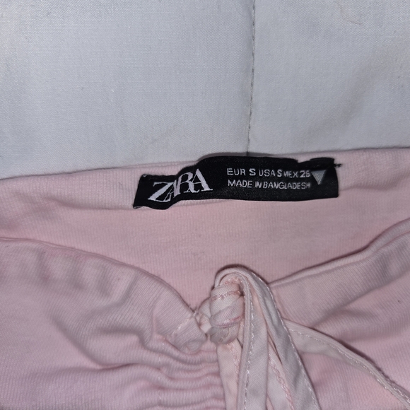ZARA Pink Tube Top Size S - Picture 2 of 5